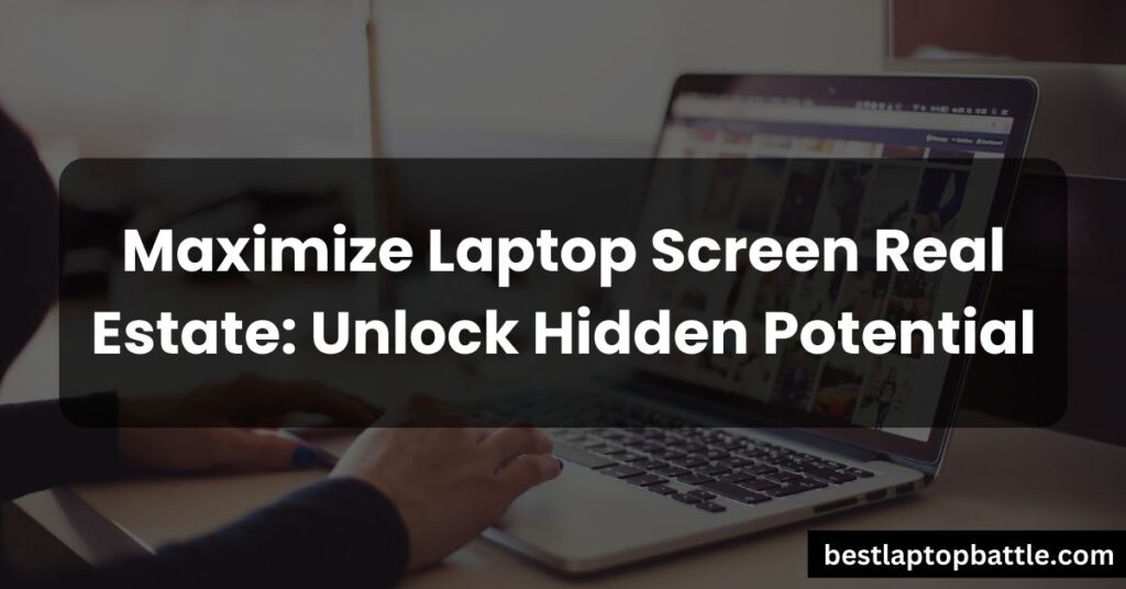 Maximize Laptop Screen Real Estate